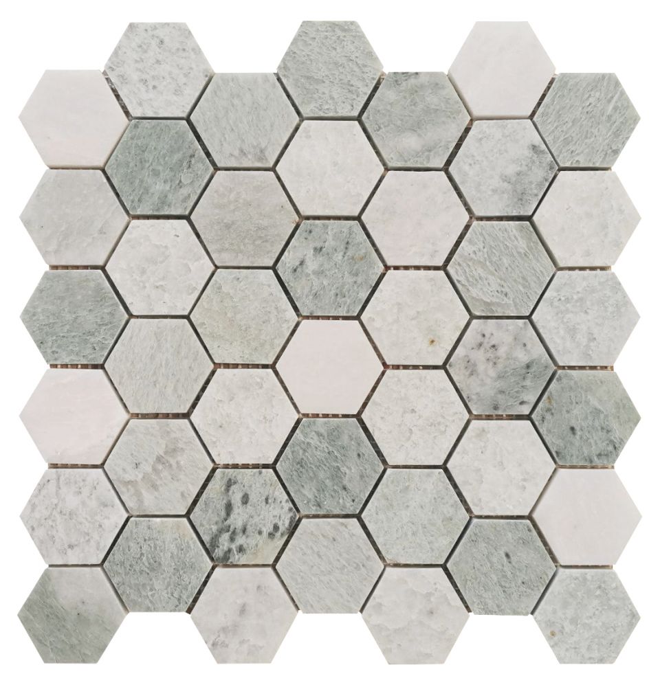 Hexagon Green 2 x 2 11.75 x 12